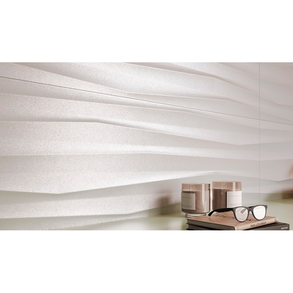OPOCZNO SELINA WHITE STRUCTURE SHINY MICRO 39,8х119,8