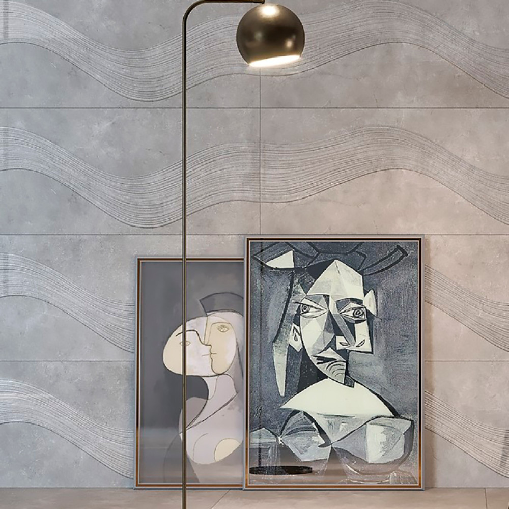 OPOCZNO CONCRETE SEA GREY STRUCTURE MATT 39,8х119,8