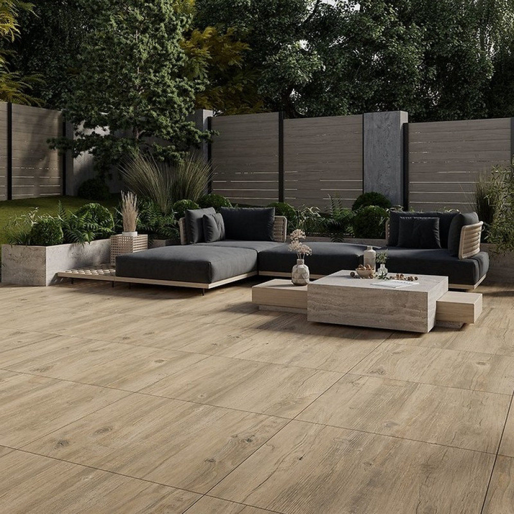OPOCZNO WOOD MOMENTS 2.0 LIGHT BROWN MATT RECT 59,3х59,3