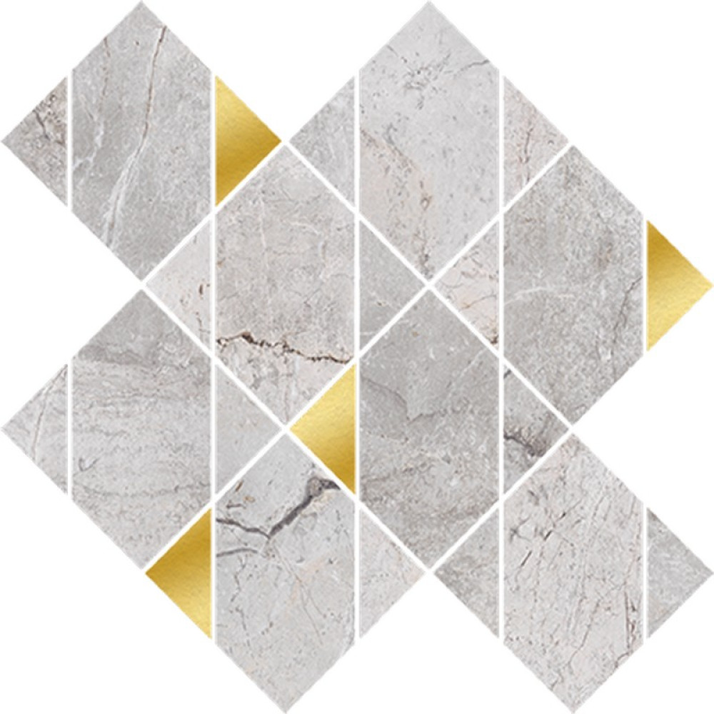 OPOCZNO Декор STONE HILLS GREY MOSAIC GLOSSY 29,7х29,7