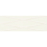 OPOCZNO WHITE LINES STRUCTURE GLOSSY 25х75