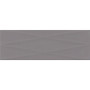 OPOCZNO DARK GREY LINES STRUCTURE GLOSSY 25х75