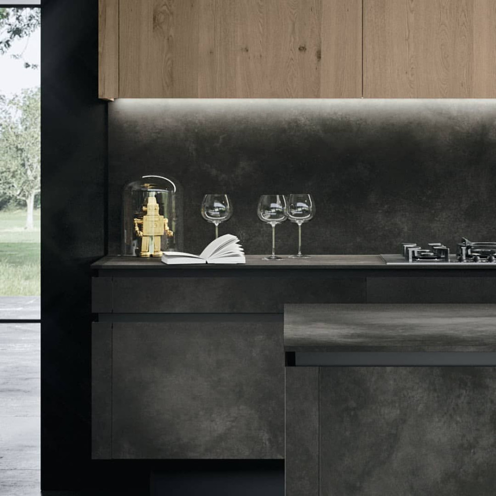 Laminam Ossido Nero 100x300, 3,5mm