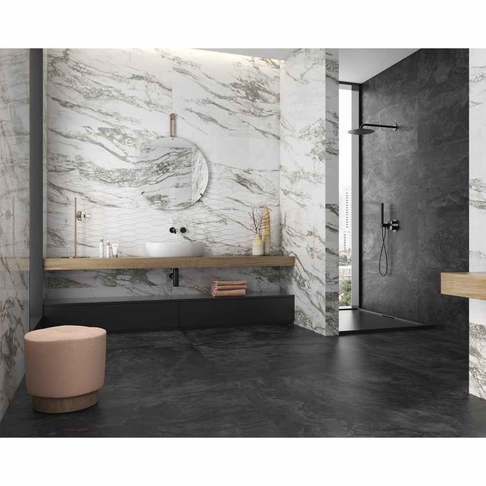 PAMESA FIUME NERO (FAM017/COMPACGLASS RECT)