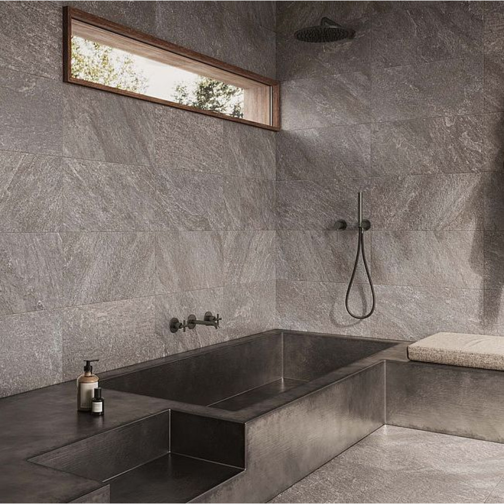 Casalgrande Padana Petra Grigia 60x120 cm Grip 9mm