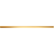 Tubądzin Listwa ścienna Gold Glossy 59,8x2,3 Gat.1