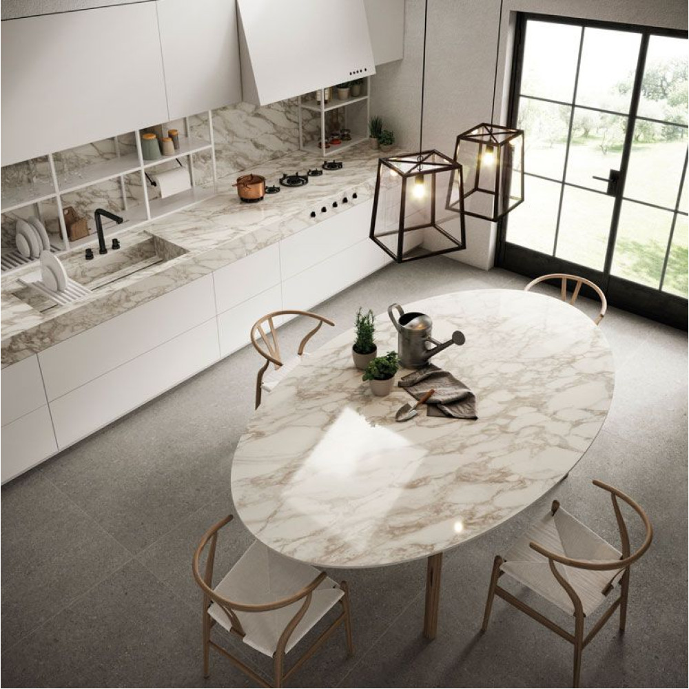Atlas Concorde Plan Calacatta Royal Lap Lux - 12mm ST 162x324 cm (AAI7)