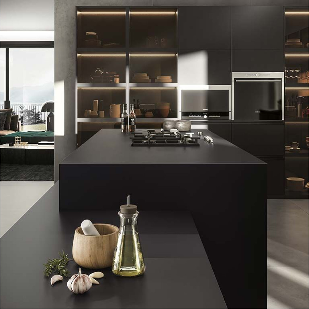 Atlas Concorde Plan Absolute Black Silk - 12mm ST 162x324 cm (A23J)