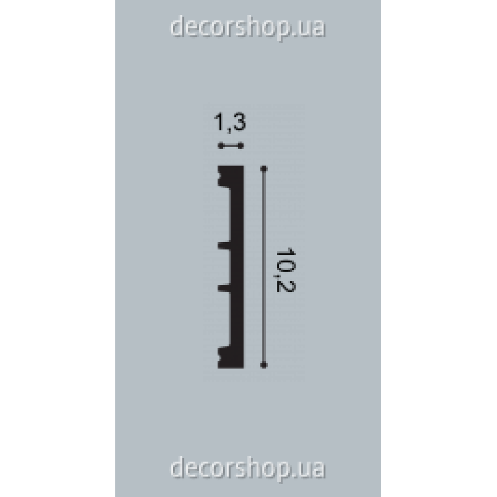 Плінтус Orac Décor SX163F