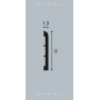 Плинтус Orac Décor SX184F