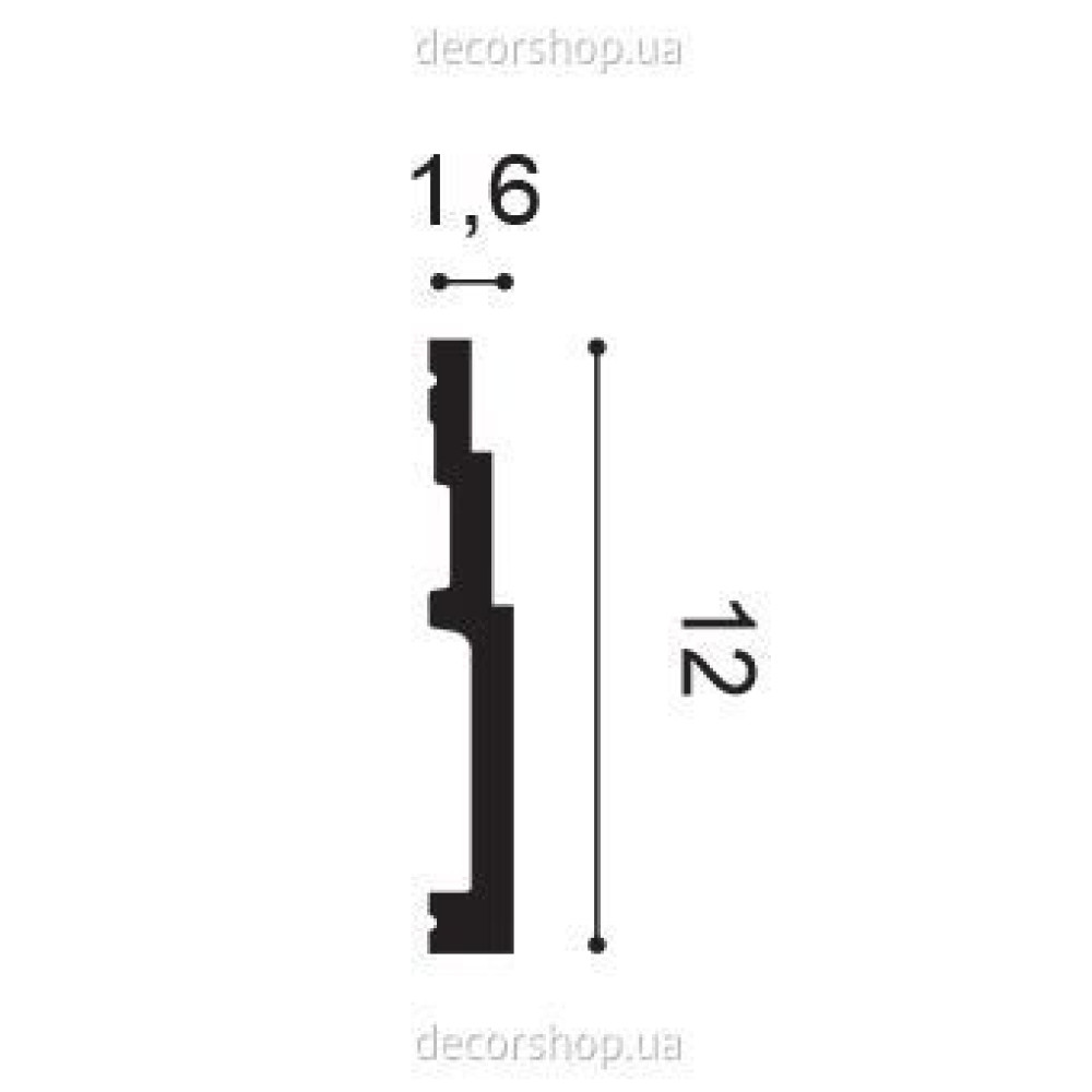 Плинтус Orac Décor SX180F