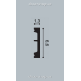 Плинтус Orac Décor SX157F