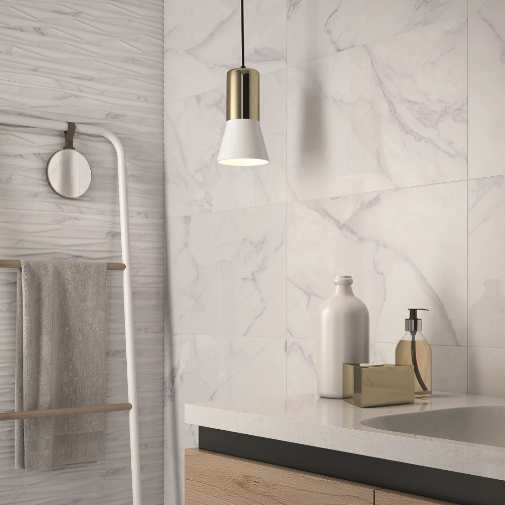 CERAMICA DESEO ESS. VENATO RLV. BLANCO
