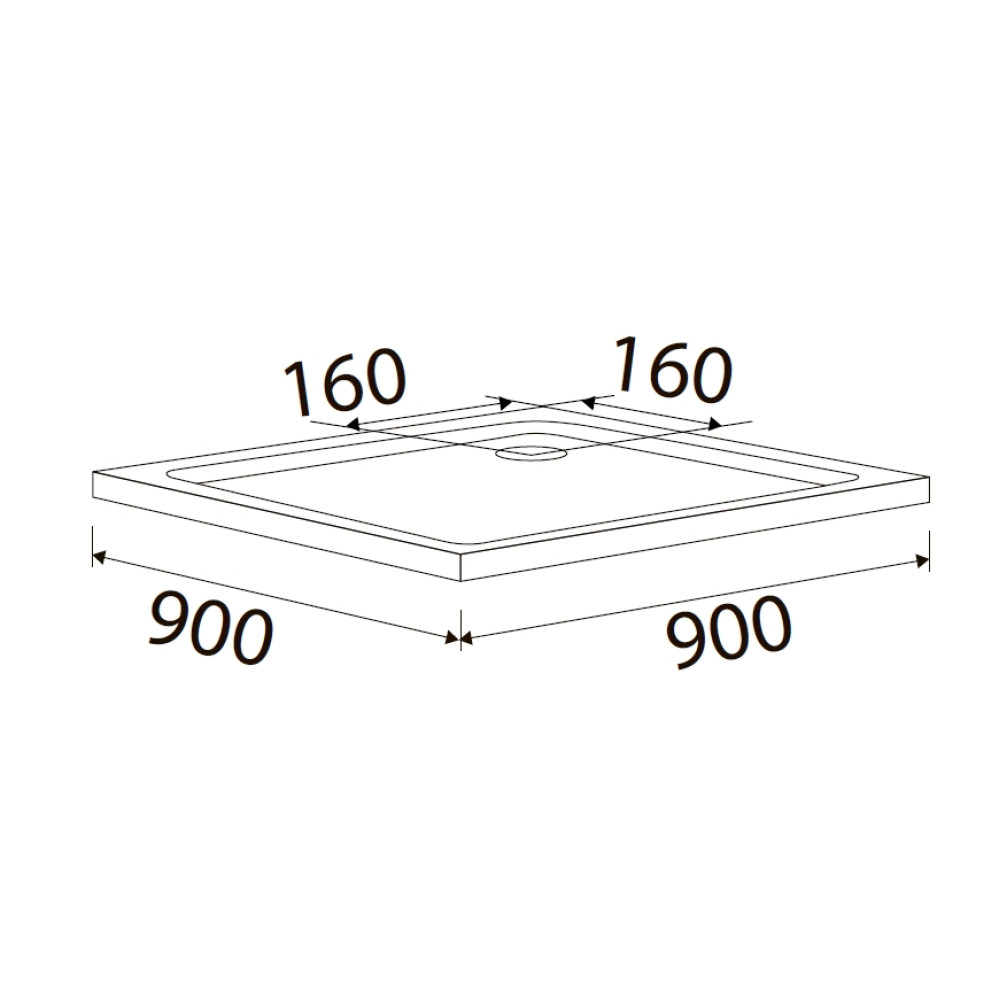Душевой поддон VOLLE BENITA 10-22-905tray