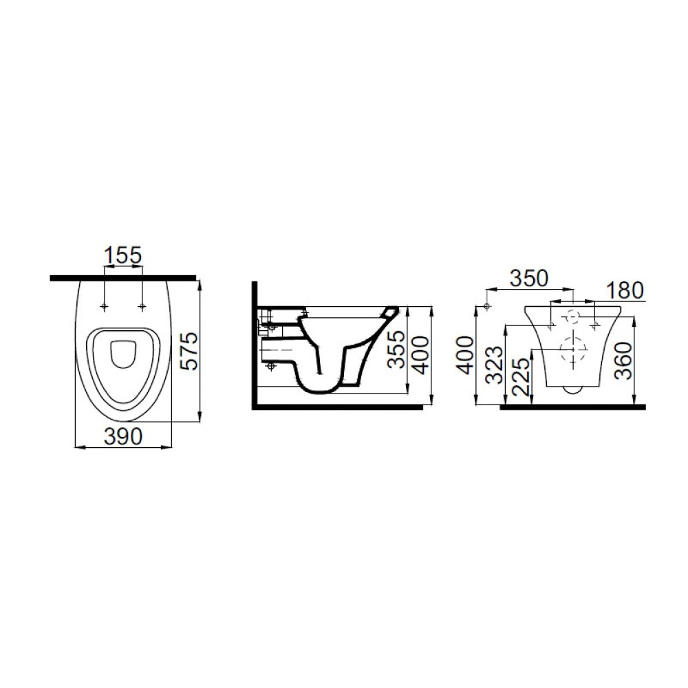 Чаша унитаза IDEVIT Rena 2904-0606