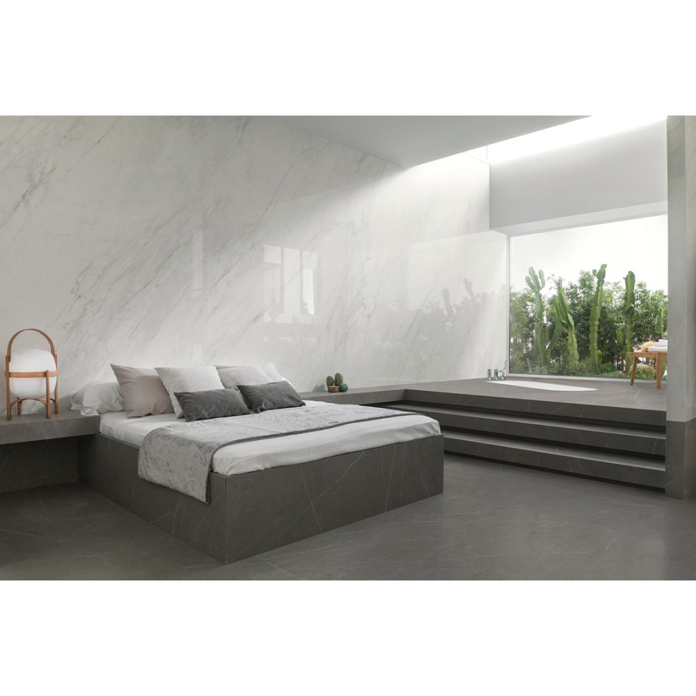 PORCELANOSA G2530 GLEM WHITE POLISHED 120x120 (плитка для підлоги і стін)