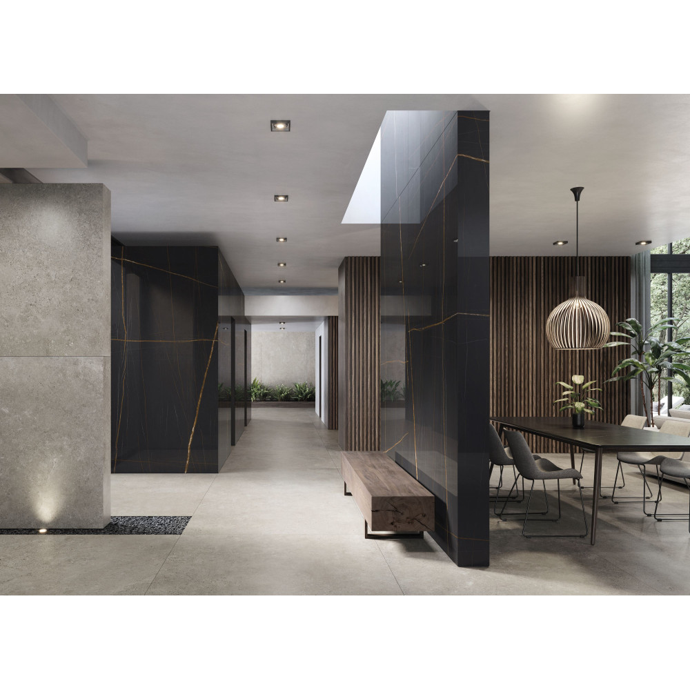 PORCELANOSA G2531 NYLO NOIR POLISHED 120x120 (плитка для підлоги і стін)