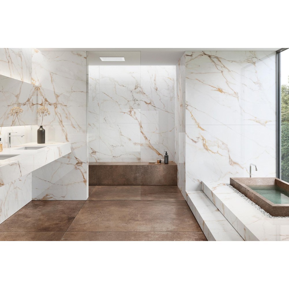 PORCELANOSA G2528 CALACATTA GOLD NATURE 120x120 (плитка для підлоги і стін)