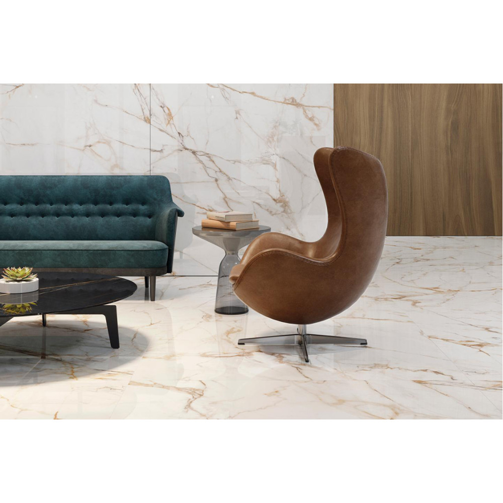 PORCELANOSA G2528 CALACATTA GOLD NATURE 120x120 (плитка для підлоги і стін)