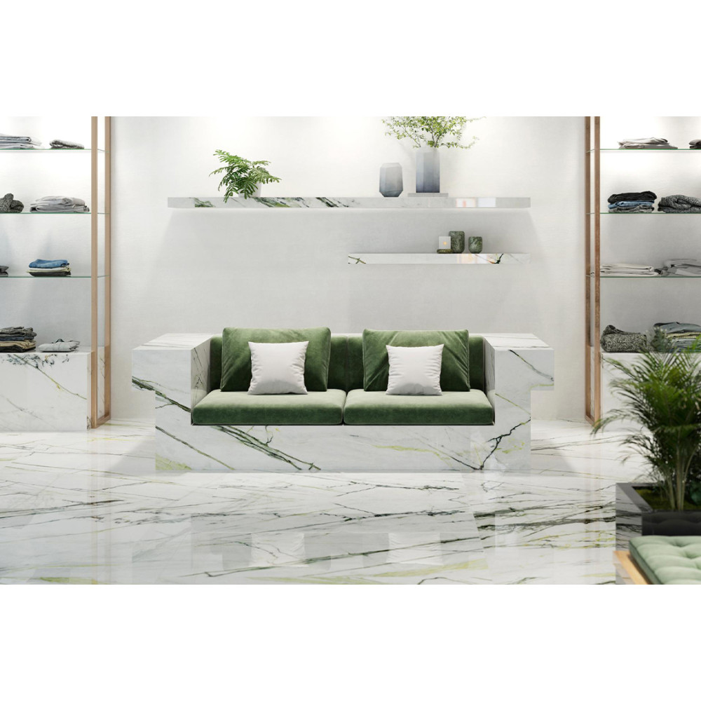 PORCELANOSA G2531 CALACATTA GREEN POLISHED 120x120 (плитка для підлоги і стін)