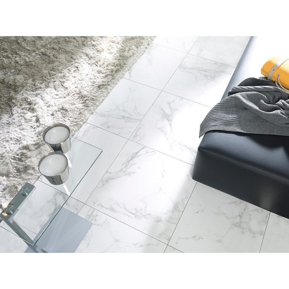 PORCELANOSA G347 CARRARA BLANCO NATURAL L 59.6x59.6 (плитка для підлоги і стін)