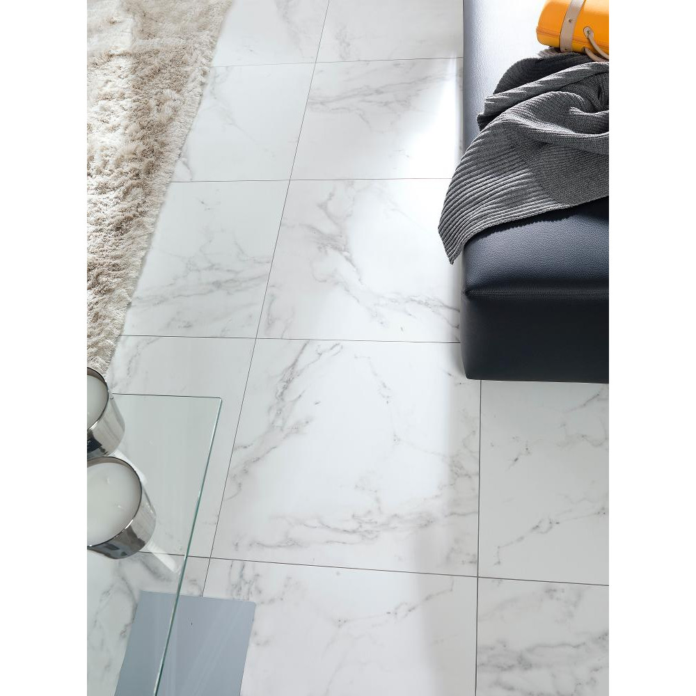 PORCELANOSA G347 CARRARA BLANCO NATURAL L 59.6x59.6 (плитка для підлоги і стін)