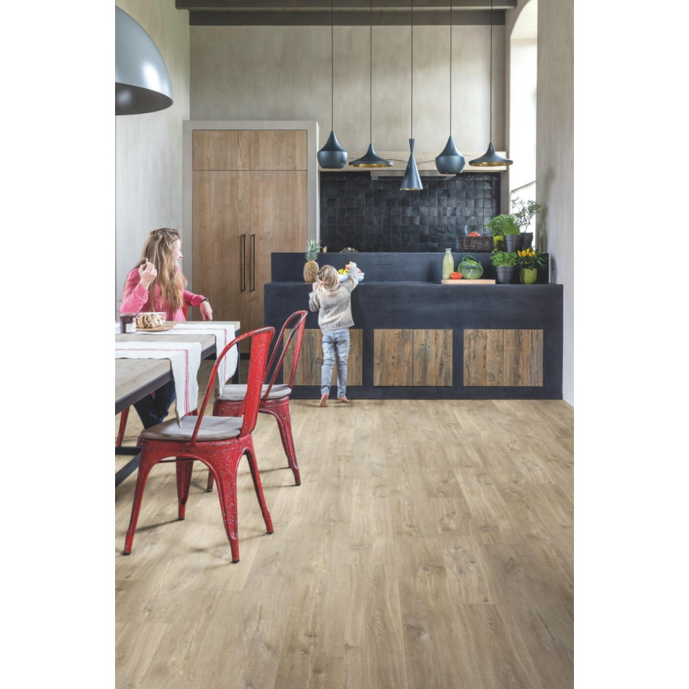 Quick-Step BACL40031 Canyon oak light brown with saw cuts