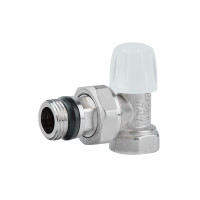 Кран радіаторний Icma 1/2" з антипротіканням кутовий без ручки №805+940