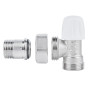 Кран радиаторный Icma 1/2" угловой под фитинг, без ручки №827