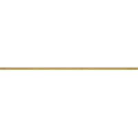 Tubądzin Listwa ścienna Glass Gold 59,8x2,3 Gat.1
