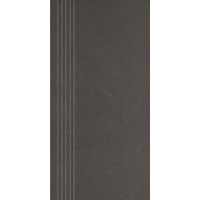 Paradyz ROCKSTONE GRAFIT STOPNICA PROSTA NACINANA MAT. 29,8X59,8 G1