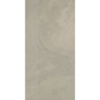 Paradyz ROCKSTONE ANTRACITE STOPNICA PROSTA NACINANA MAT. 29,8X59,8 G1