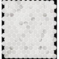 FAP FNJE ROMA D. STATUARIO ROUND GRES MOSAICO 29.5x32.5