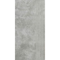 Paradyz SCRATCH GRYS STOPNICA PROSTA NACINANA MAT. 29,8X59,8 G1