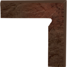 Paradyz SEMIR BROWN COKÓŁ CIĘTY 2 EL.-PRAWY 8,1X30 G1