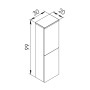 Пенал IMPRESE BLACK EDGE f32113W