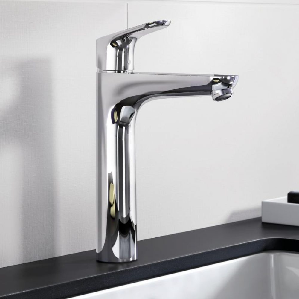 HANSGROHE FOCUS смеситель для умывальника 230 однорычажный, со сливным гарнитуром, хром