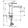 HANSGROHE REBRIS E смеситель для умывальника 110