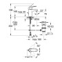 GROHE Eurosmart Cosmopolitan Смеситель для раковины, однорычажный
