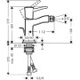 Смеситель для биде HANSGROHE Metropol Classic 31320090