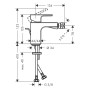 Смеситель для биде HANSGROHE VERNIS SHAPE 71211670
