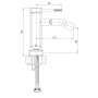 Смеситель для биде IMPRESE BRENTA ZMK071901070