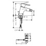 Смеситель для биде HANSGROHE Planis Steel Optic 14082800