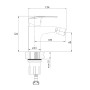 Смеситель для биде IMPRESE FLORENC f03108401AA