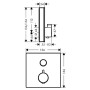 Змішувач для душу HANSGROHE SHOWER SELECT 15737600
