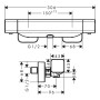 Змішувач для душу HANSGROHE ECOSTAT E 15773000