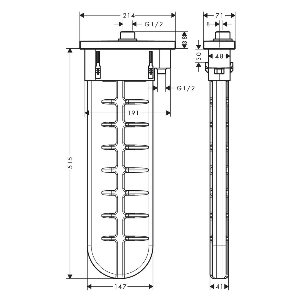 Смеситель для душа HANSGROHE SBOX 28010700