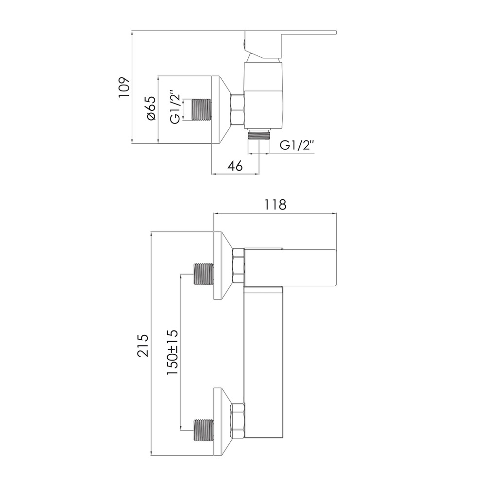 Смеситель для душа IMPRESE KARLOV f03307601AA
