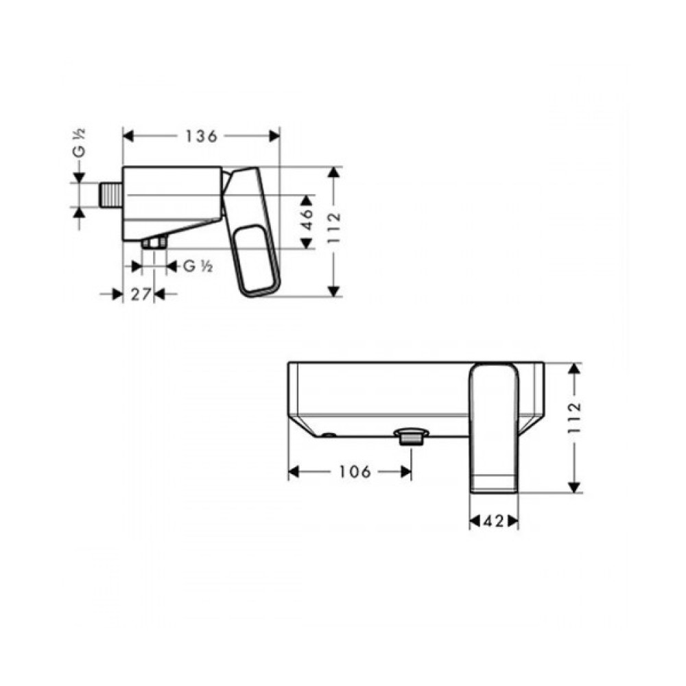 Смеситель для душа HANSGROHE Axor Urquiola 11620000