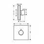 Смеситель для душа HANSGROHE SHOWER SELECT HIGHFLOW 15734400